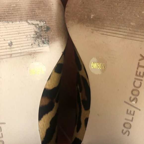 Sole Society Leopard Hair-Calf Booties - Picture 9 of 10